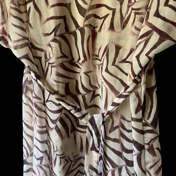 BECCA By Rebecca Virtue Beach Pool Resort Swim Zebra Tunic Cover Up SZ XS/S - Picture 5 of 10